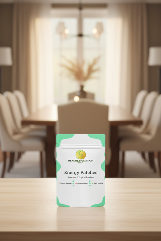Energy Patch 3 Day | Natural Energy & Focus Support | Health Nutrition Expert