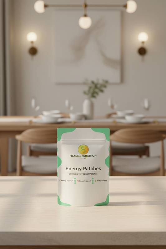 Energy Patch 15 Day | Natural Energy & Focus Support | Health Nutrition Expert