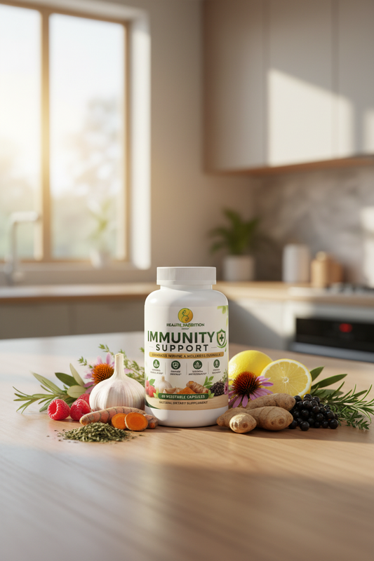 Immune Support Capsules | Advanced Herbal Immune Formula | Health Nutrition Expert