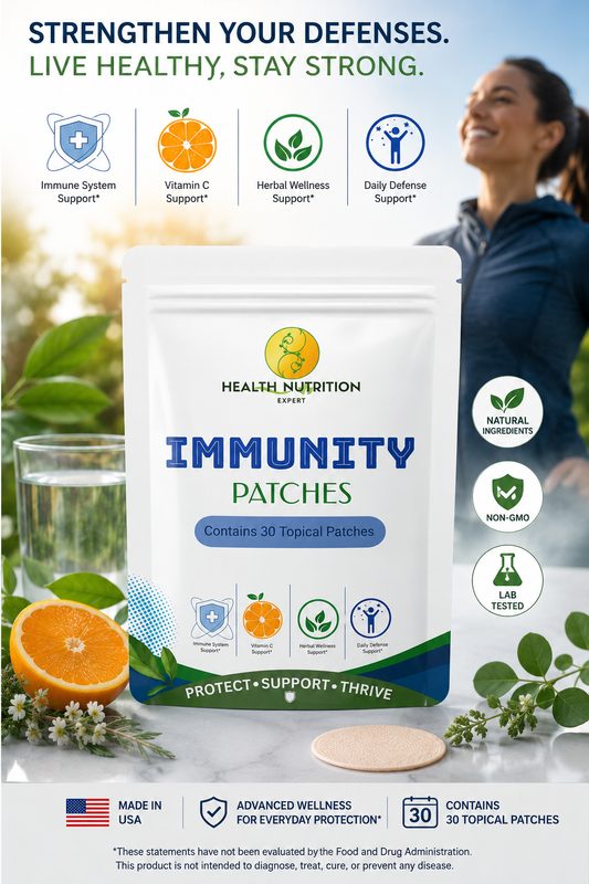 Immunity Patch 30 Day | Daily Immune Support Patch | Health Nutrition Expert