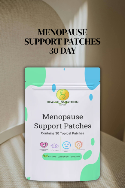Menopause Support Patches 30 Day | Daily Wellness Support | Health Nutrition Expert