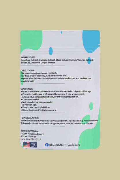 Menopause Support Patches 30 Day | Daily Wellness Support | Health Nutrition Expert