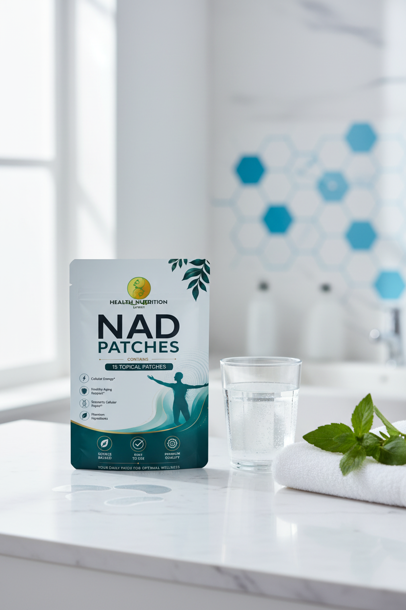 NAD Patch 15 Day | Cellular Wellness & Daily Vitality Support | Health Nutrition Expert