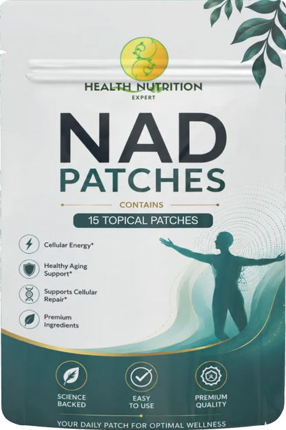 NAD Patch 15 Day | Cellular Wellness & Daily Vitality Support | Health Nutrition Expert