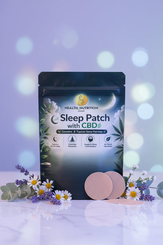 CBD Sleep Patches 3 Pack | Nighttime Wellness Support | Health Nutrition Expert