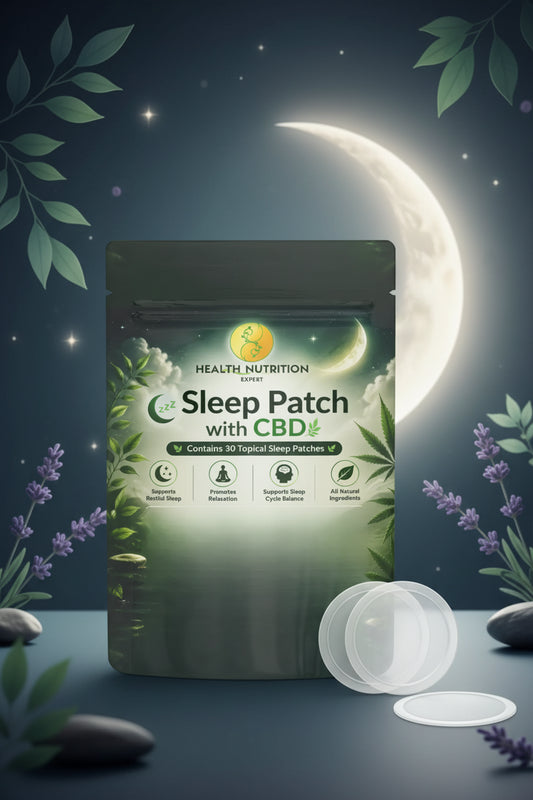 Sleep Patch with CBD 30 Pack | Nighttime Support | Health Nutrition Expert