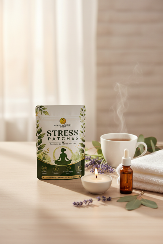 Stress Patch 15 Day | Calm & Relaxation Support | Health Nutrition Expert