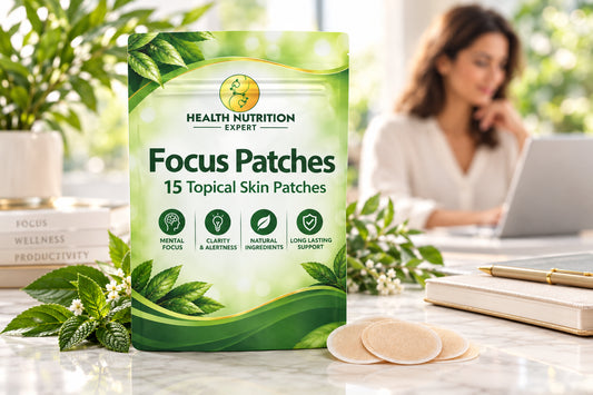 Focus Patches (15-Day Supply) – Advanced Nootropic Topical Support |Health Nutrition Expert