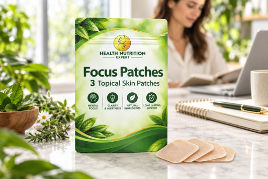 Focus Patches (3-Day Supply) – Advanced Nootropic Topical Support |Health Nutrition Expert