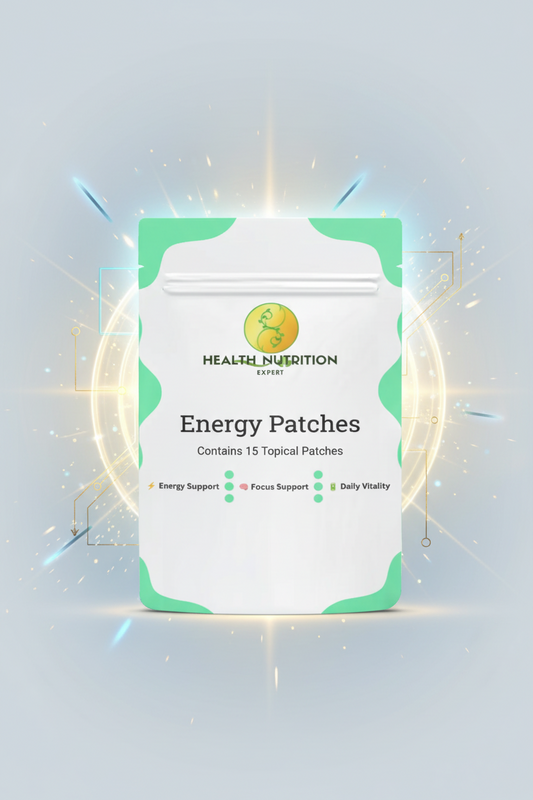 Energy Patches 15 Day Supply | Daily Energy & Vitality Support |  Health Nutrition Expert