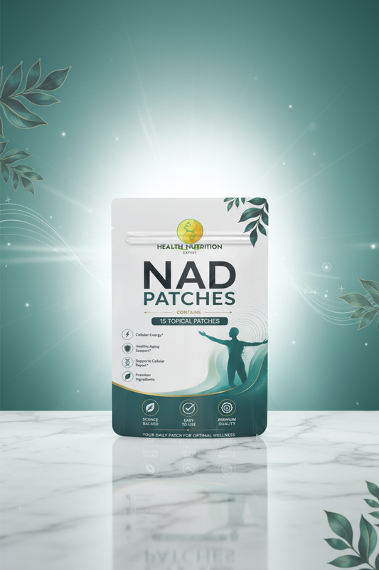 NAD Patch 15 Day Supply | Cellular Energy & Wellness Support | Health Nutrition Expert