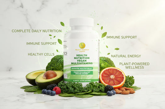 Vegan Multivitamins | Daily Multivitamin & Mineral Formula | Energy, Immune & Overall Wellness Support | 60 Vegan Capsules | Health Nutrition Expert